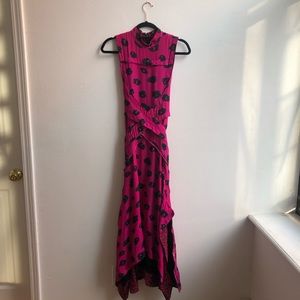 PROENZA SCHOULER Midi/Asymetrical Printed Dress